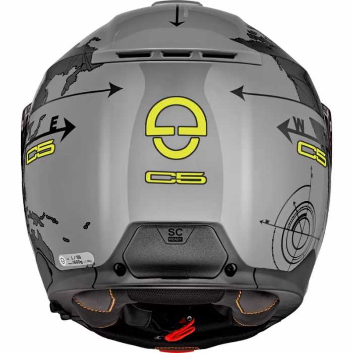 Helmet C5 Globe Anthracite Yellow