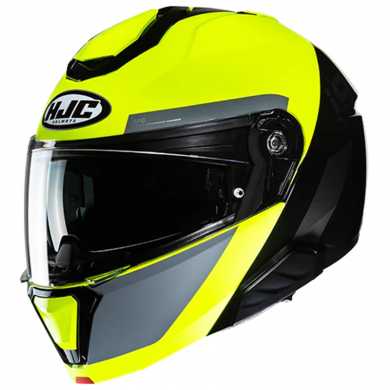 Casco I91 Bina MC3H Nero Giallo