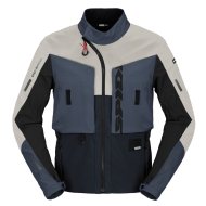 Frontier Jacket Grey Blue Red