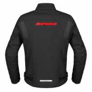 Giacca Corsa Tex Nero Rosso