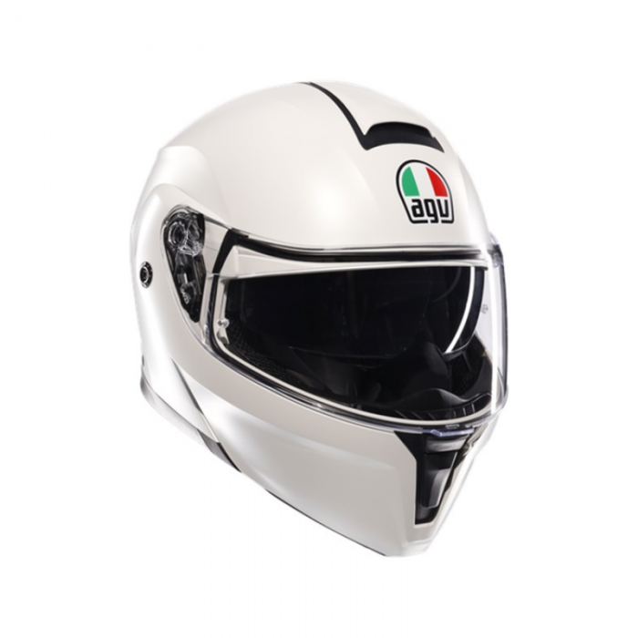 Helmet Streetmodular Solid White