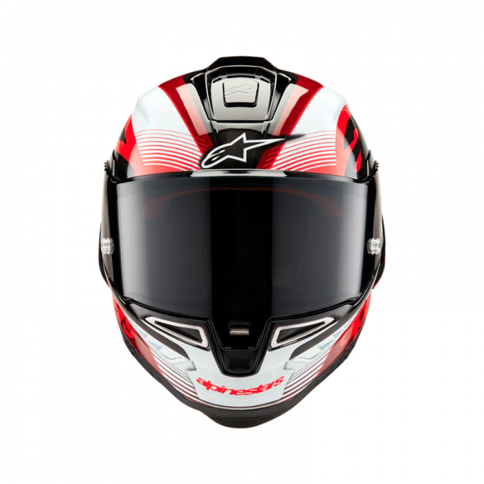 Casco Supertech R10 Carbonio Rosso Bianco