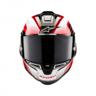Helmet Supertech R10 Carbon Red White