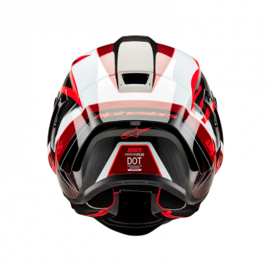Casco Supertech R10 Carbonio Rosso Bianco