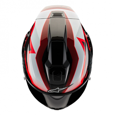 Helmet Supertech R10 Carbon Red White