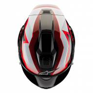Helmet Supertech R10 Carbon Red White