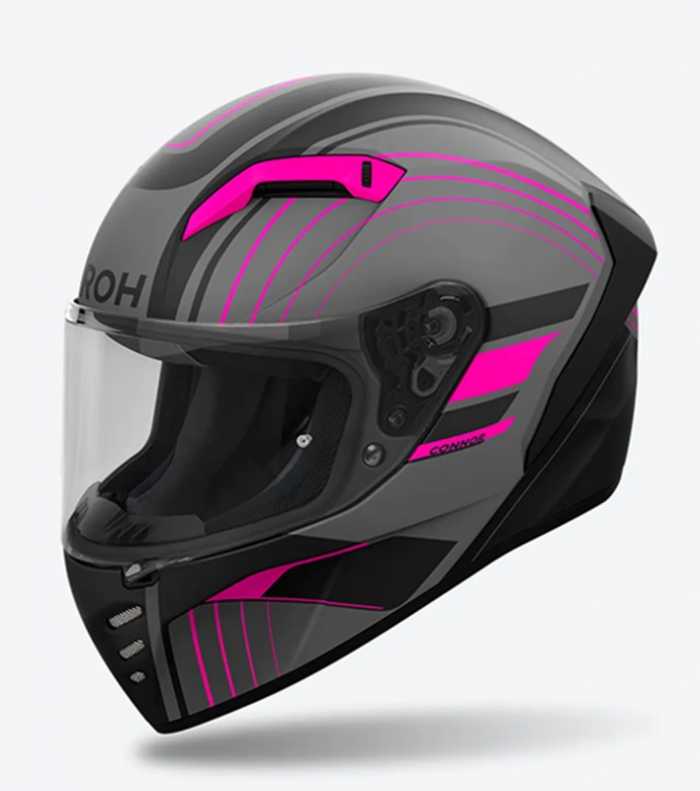 Helmet Connor Achieve Grey Pink