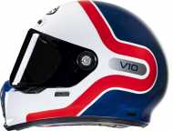 Helmet V10 Grape White Red Blue MC21
