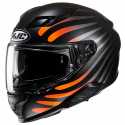 Casco F71 Zen Nero Opaco Arancione MC7SF