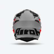 Helmet Commander2 Reveal Matt Grey Fluo Red