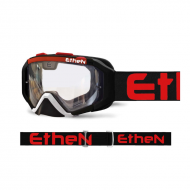 Maschera Ethen 06 Basic Giallo Nero Lente Trasparente