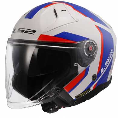 Helmet OF603 Infinity II Focus White Red Blue