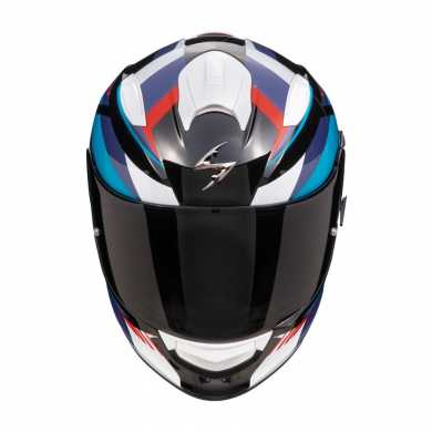 Helmet Exo 491Abilis White Blue Red