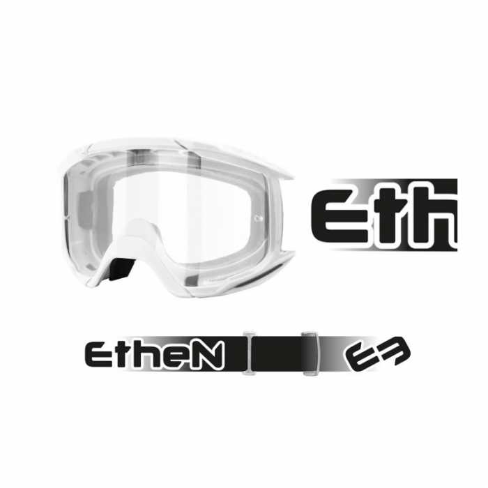 Goggle Ethen 06 Basic White Black Lens Clear