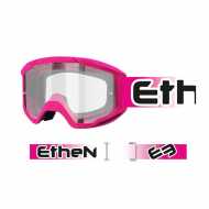 Maschera Ethen 06 Basic Rosso Lente trasparente