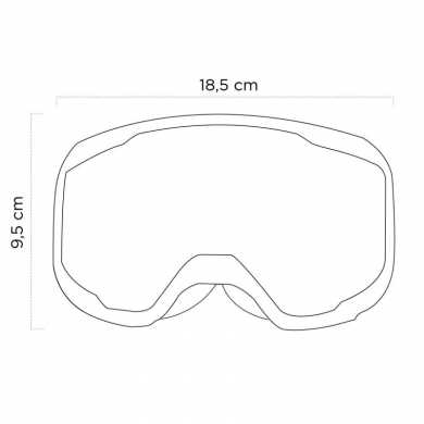 Goggle Ethen 06 Basic Red Lens Clear
