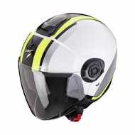 Casco Exo City II Vel Bianco Giallo Fluo