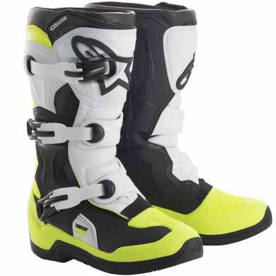 Tech3 Youth Boots Black White Yellow