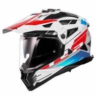 Casco MX702 Pioneer II Namib Bianco Arancio