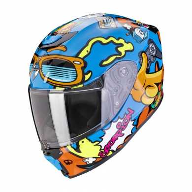 Helmet Exo-Jnr Air Boum Blue Orange