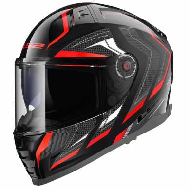 Casco Vector II FF811 Alizer Nero Rosso