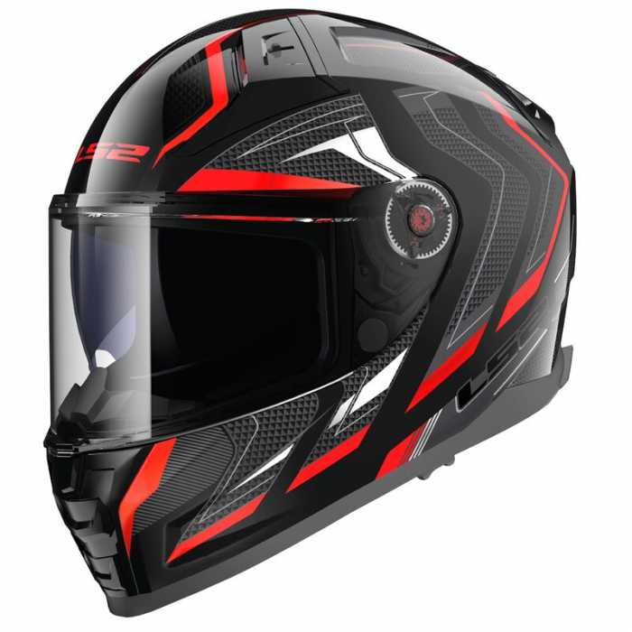 Casco Vector II FF811 Alizer Nero Rosso