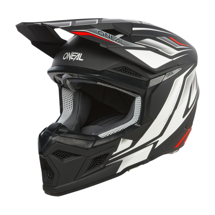 Helmet 3Srs Vertical V24 Matt Black White