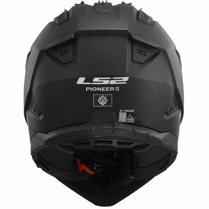 Casco MX702 Pioneer II Solid Nero Opaco