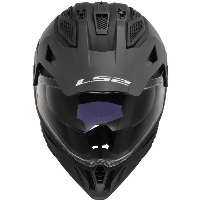 Casco MX702 Pioneer II Solid Nero Opaco