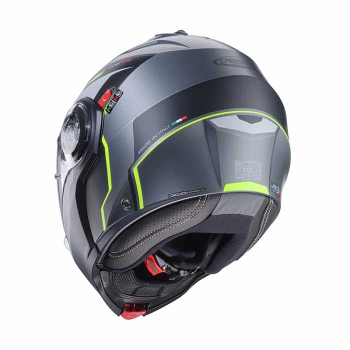 Casco Duke Evo Move Antracite Giallo Fluo