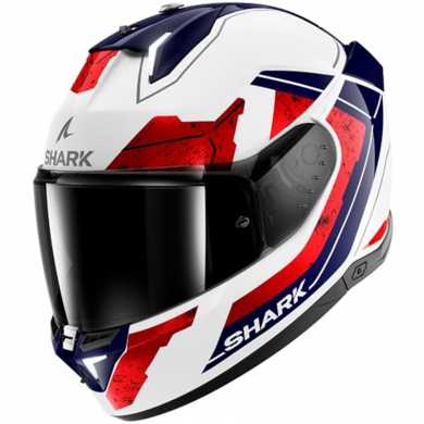 Casco Skwal I3 Rhad Bianco Blu Rosso
