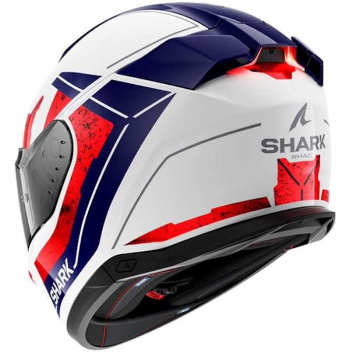 Casco Skwal I3 Rhad Bianco Blu Rosso