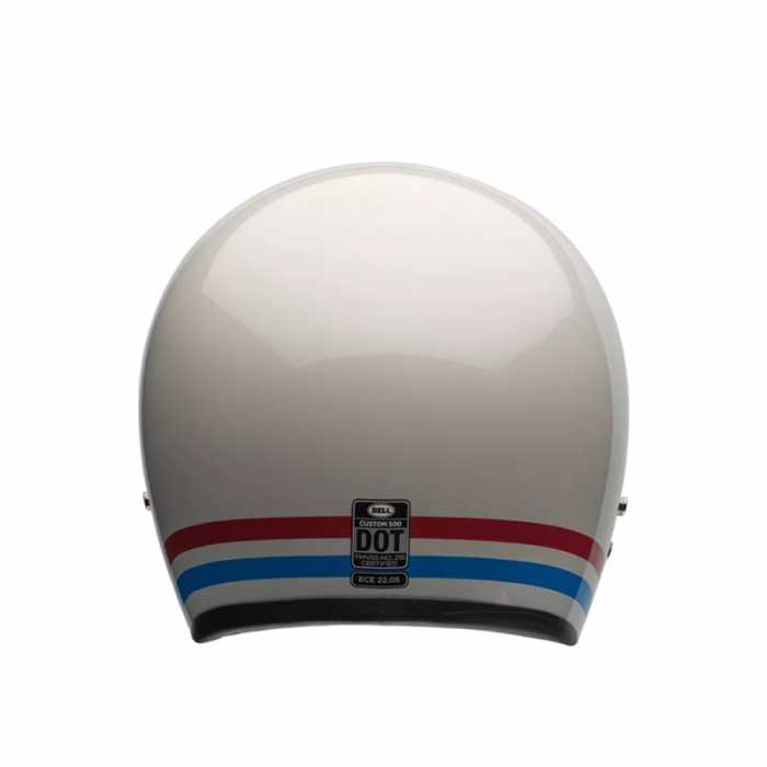 Casco Custom 500  06 Stripes Bianco