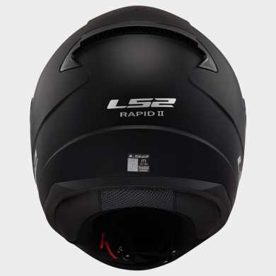 Casco FF353 Rapid II Solid Nero Opaco