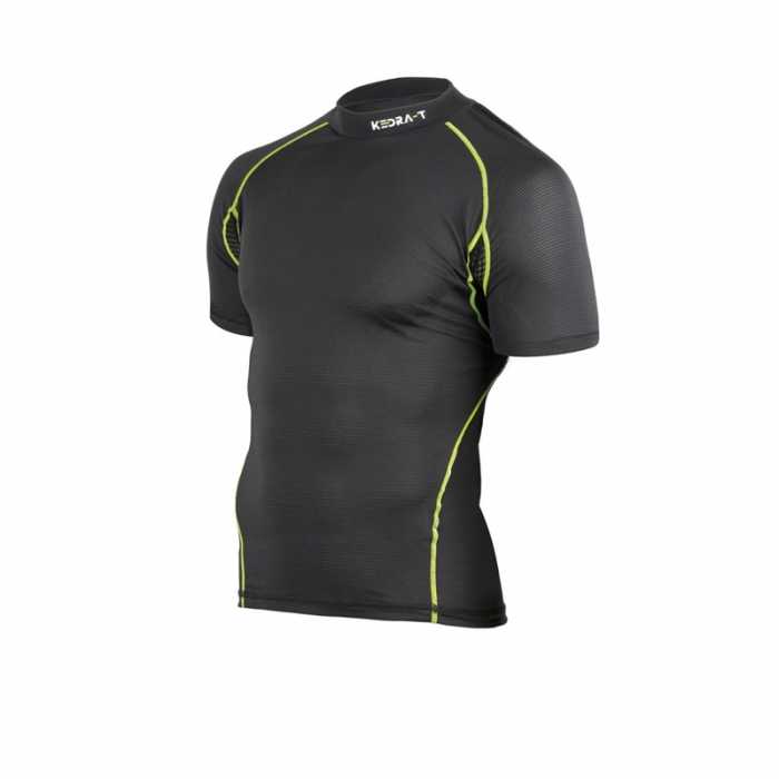 Shirt Underwear Microperforated 102-X Black Yellow