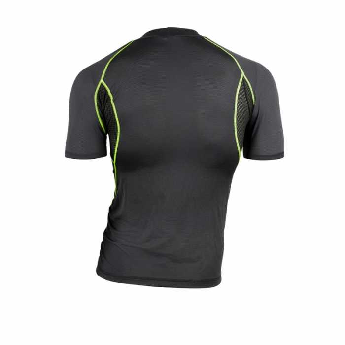 Shirt Underwear Microperforated 102-X Black Yellow