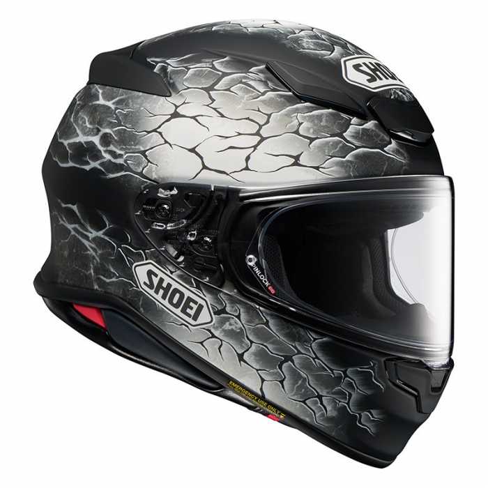 Casco Nxr 2 Gleam TC5 Nero opaco Bianco