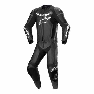 Leather Suit Gp Force Lurv 2PC Black