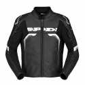 Giubbotto Evorider 3 pelle Nero Bianco