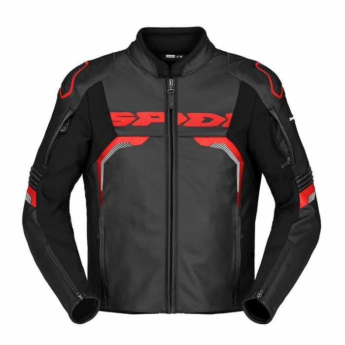 Jacket Evorider3 leather Black Red
