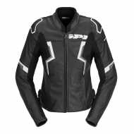 Jacket Evorider 3 Lady leather Black White