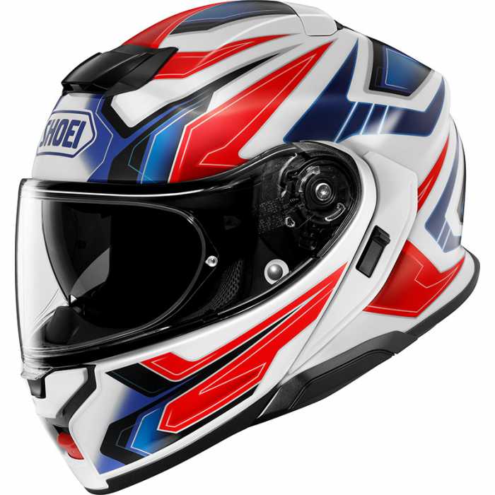 Helmet Neotec 3 Anthem TC10 White Red Blue