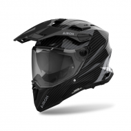 Helmet A-SRS Spike V25 Matt Black White