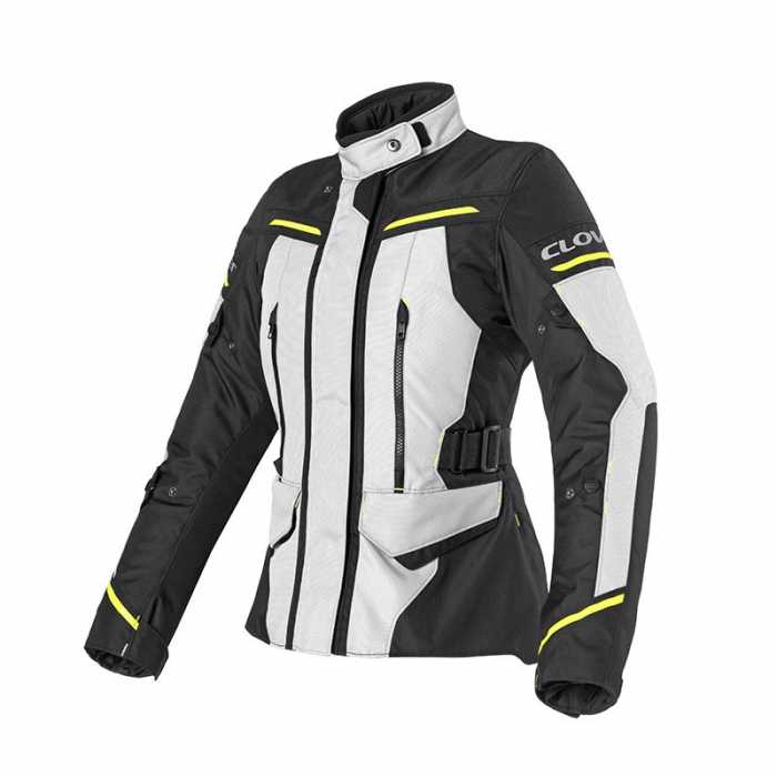 Jacket Storm 4 Lady Wp Grey Yellow