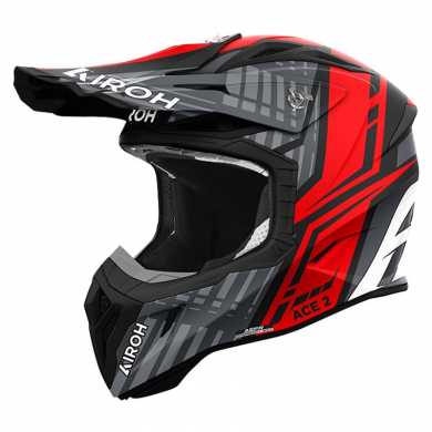 Helmet Aviator Ace 2 Proud Matt Red Grey Black