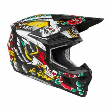 Casco 3Srs Inked V25 Multicolor Opaco