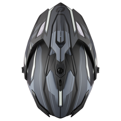 Helmet A-SRS Spike V25 Matt Black White