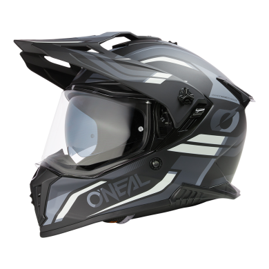 Casco A-SRS Spike V25 Nero Bianco Opaco