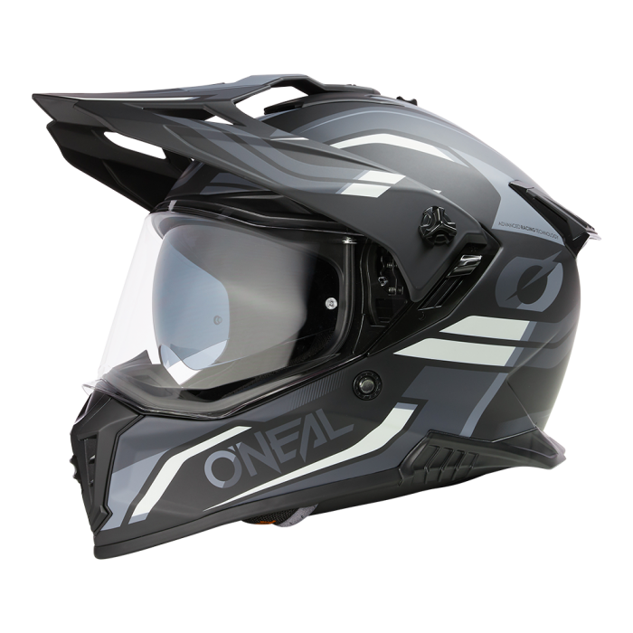 Casco A-SRS Spike V25 Nero Bianco Opaco