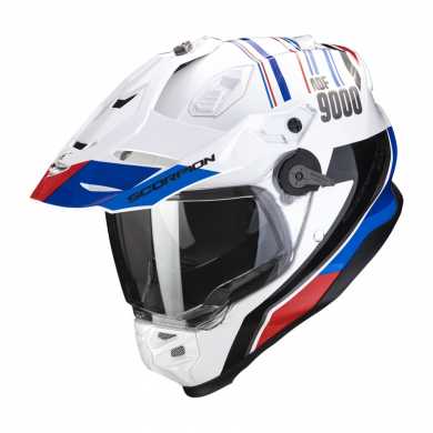 Helmet ADF-9000 Air Desert White Blue Red